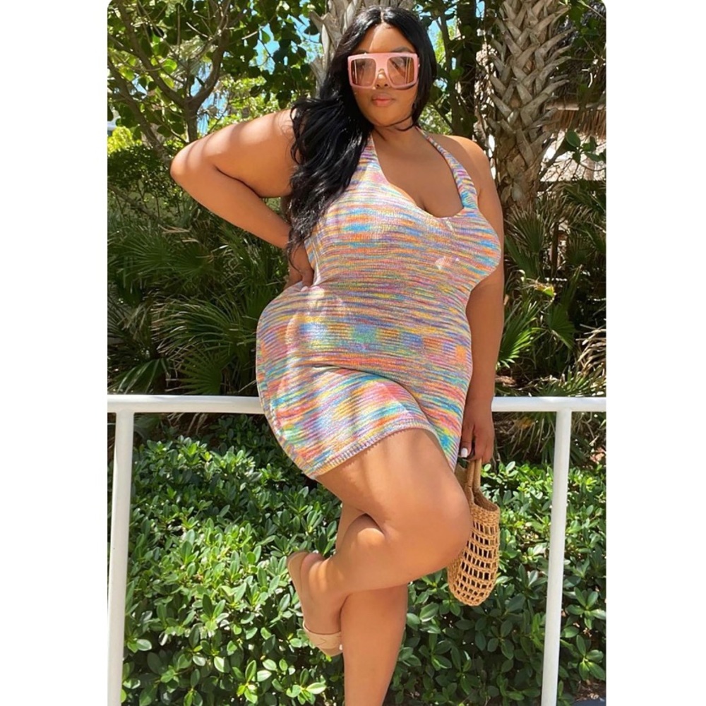 FASHION NOVA Beach Days Sweater Mini Dress